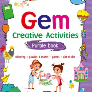 Queenex Gem creative activities Purple book