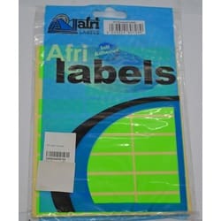 Afri Label coloured – Flourescent K36 Green