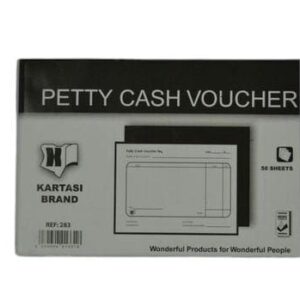 Petty Cash Voucher A6 Ref283 KB White