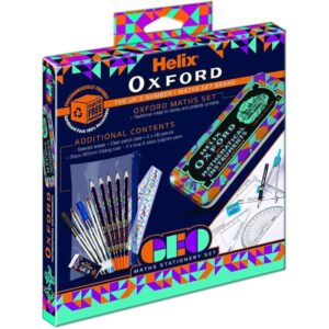 Helix Oxford Geo Stationery Bulk Pack Orange 981842