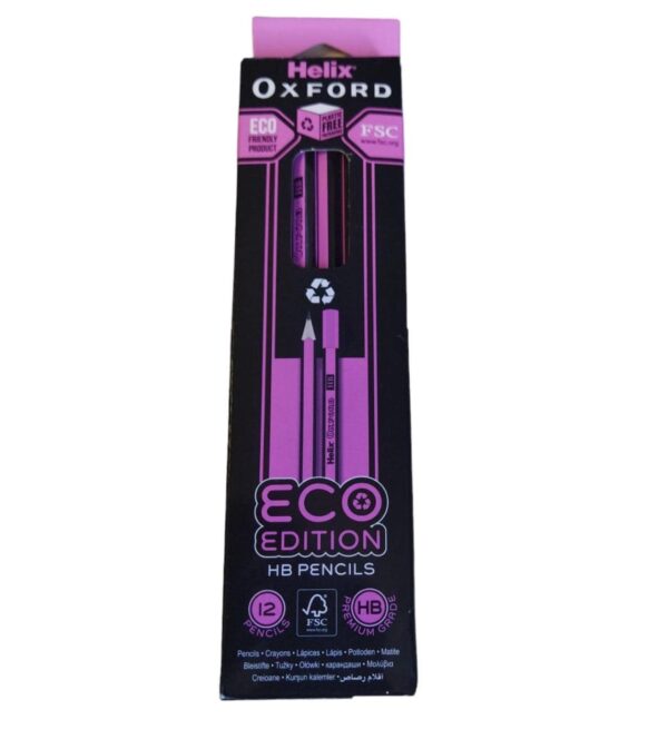 Helix Oxford Eco Pencils 12's Pink 856404