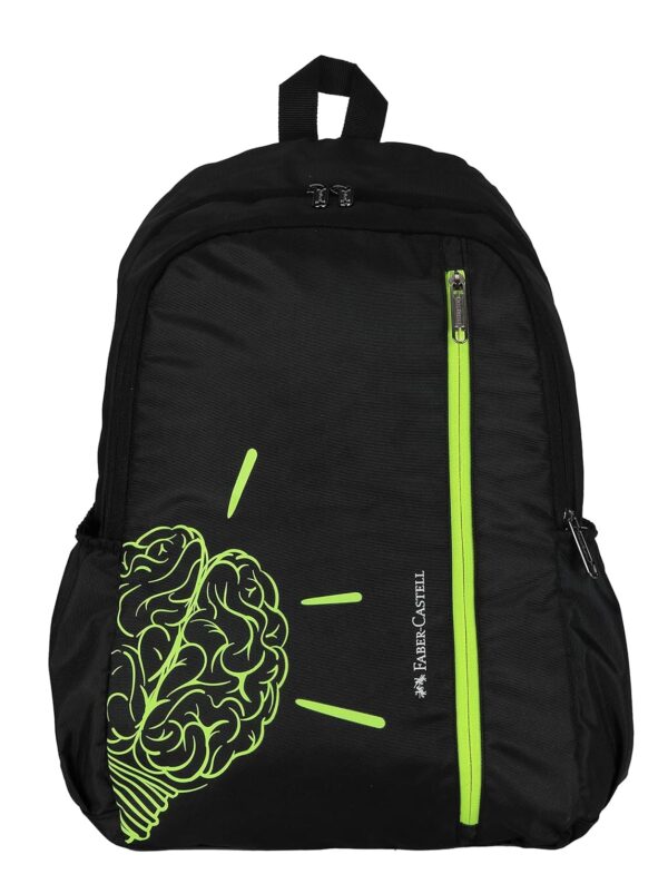 FC School Bag L Neon Green Brain 12yrs+ 574520