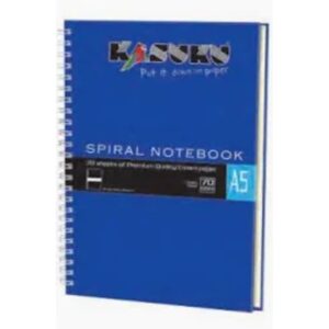 Kasuku Spiral Note book H/C A5 Ruled 70 sheets