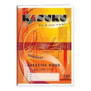 Exe Bks SUP 120 Pgs A4 SQ CB (Kasuku)