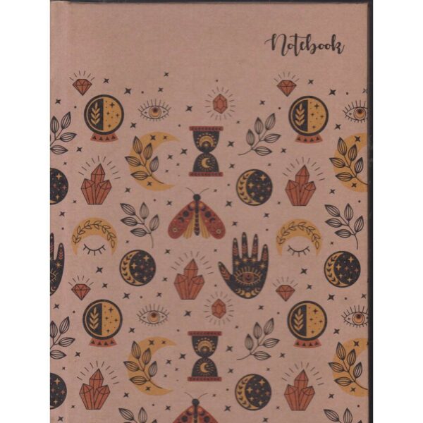 Footprint Notebook B5 Kraft Cover Hard Case Tiempo