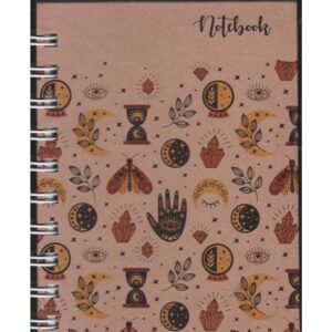 Footprint Notebook A6 Kraft Cover Hard Case Wire-O-Wire Tiempo