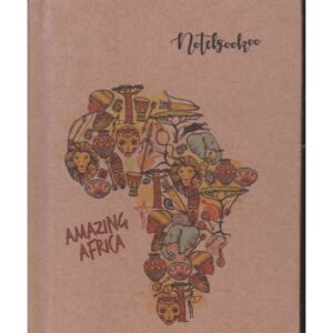 Footprint Notebook A6 Kraft cover Hard Case Afrika