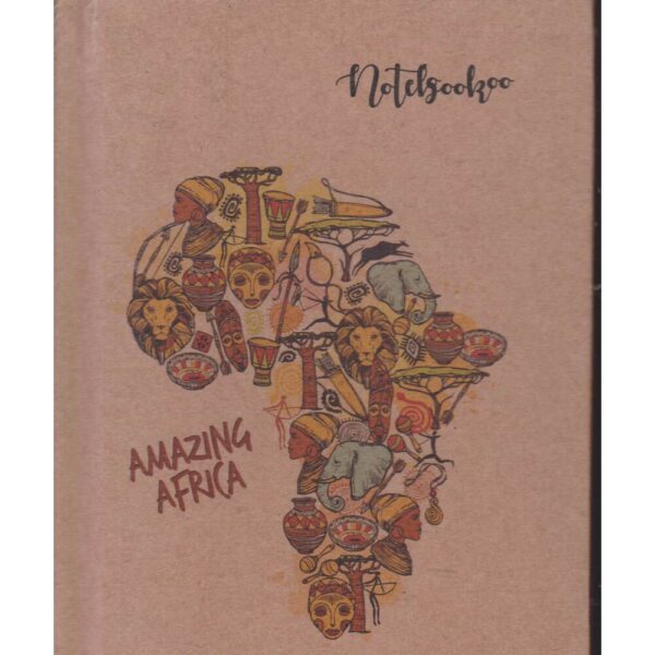 Footprint Notebook A6 Kraft cover Hard Case Afrika