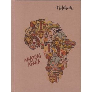 Footprint Notebook B5 Kraft Cover Hard Case Afrika