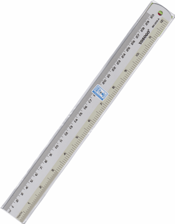 Aluminium Ruler 30cm Yosogo