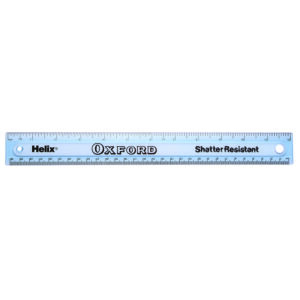 Helix Shatter Resistant Ruler 30cm X31958