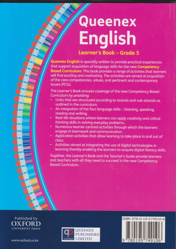 Queenex English Activities GD5 (Appr) OUP - Image 2