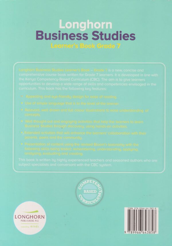 Longhorn Business Studies GD7 - Image 2