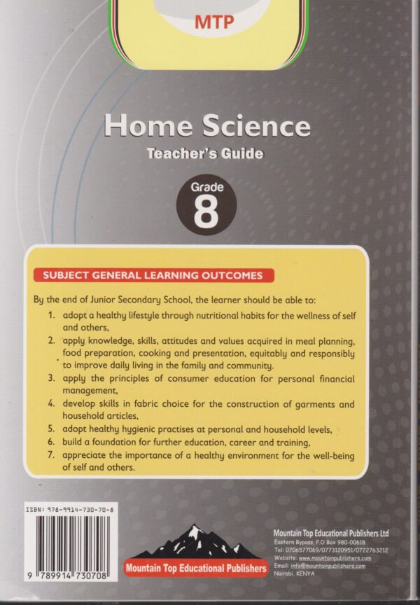 MTP Home Science Trs GD8 (Appr) - Image 2
