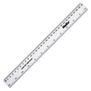 Helix Ruler White 12IN/30Cm 010602