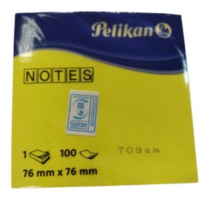Pkn note Neon Yellow 76x76mm 410184