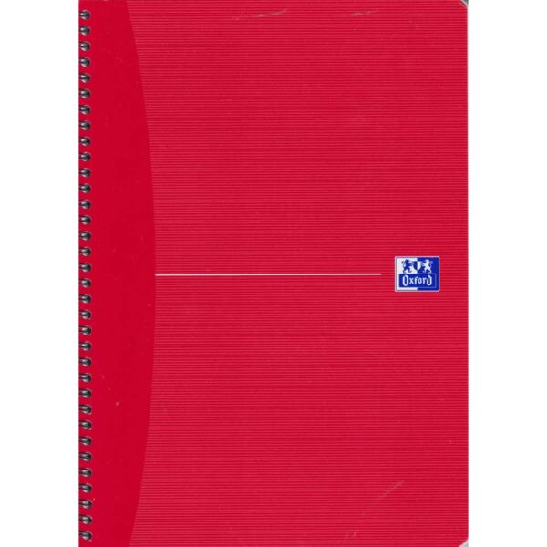 Oxford Essentials A4 Pad Twin Wire Notebook 100pgs 100104548