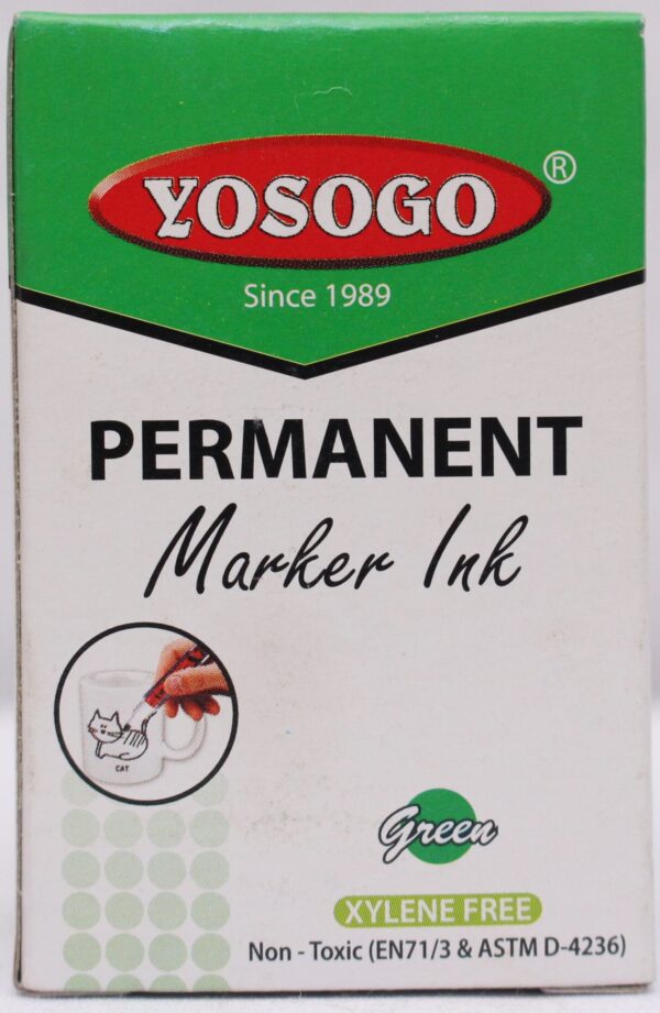 Yosogo Marking Ink Green Permanent