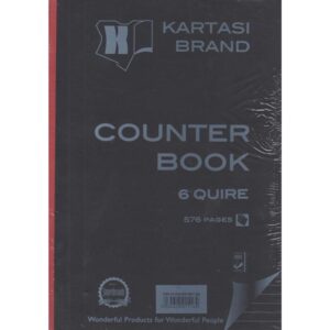 Counter Book A4 6 Quire Ref235