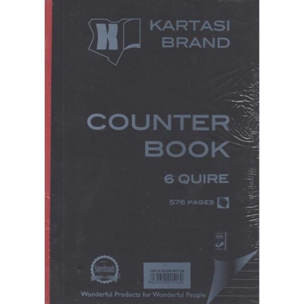 Counter Book A4 6 Quire Ref235