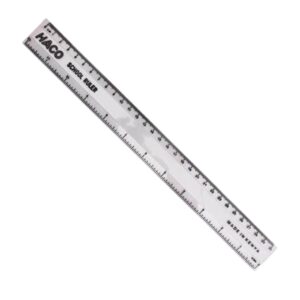 Haco Ruler 30cm Clear