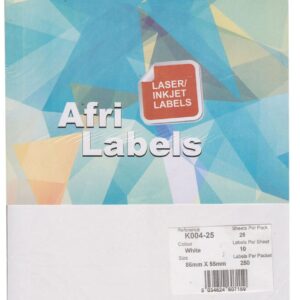 Afri Laser Labels K004-25