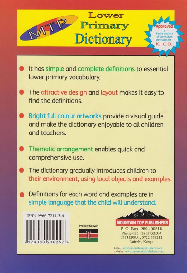 MTP Lower Primary Dictionary - Image 2